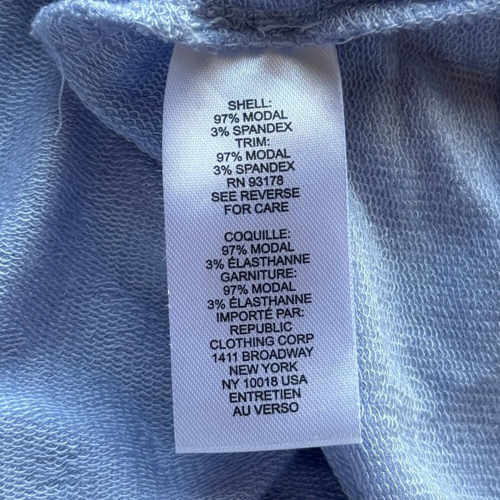 Workshop - Light Blue Modal Blend Asymmetrical He… - image 8